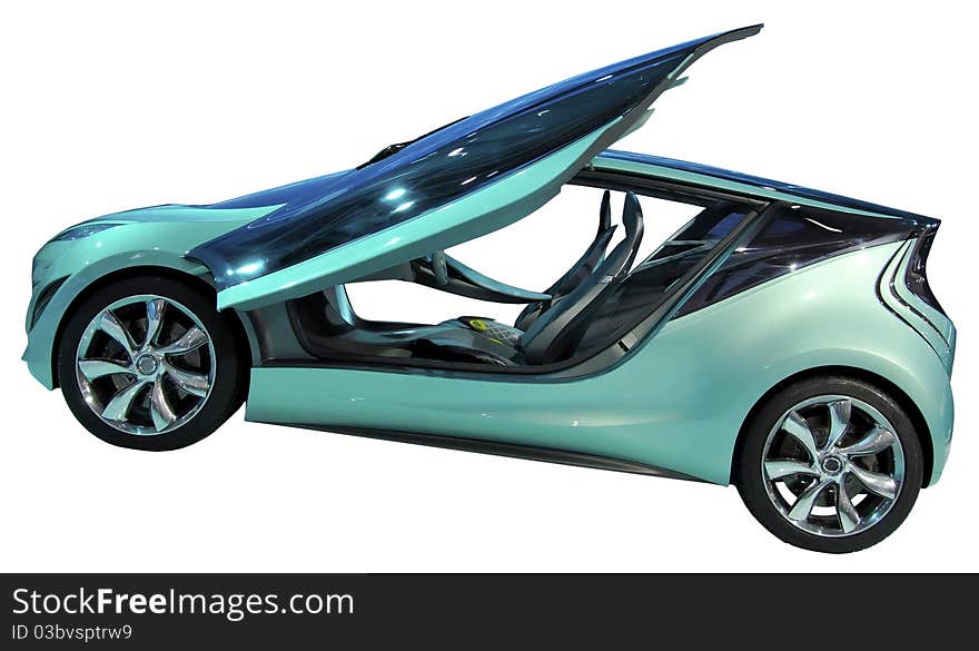 Concept coupe isolated