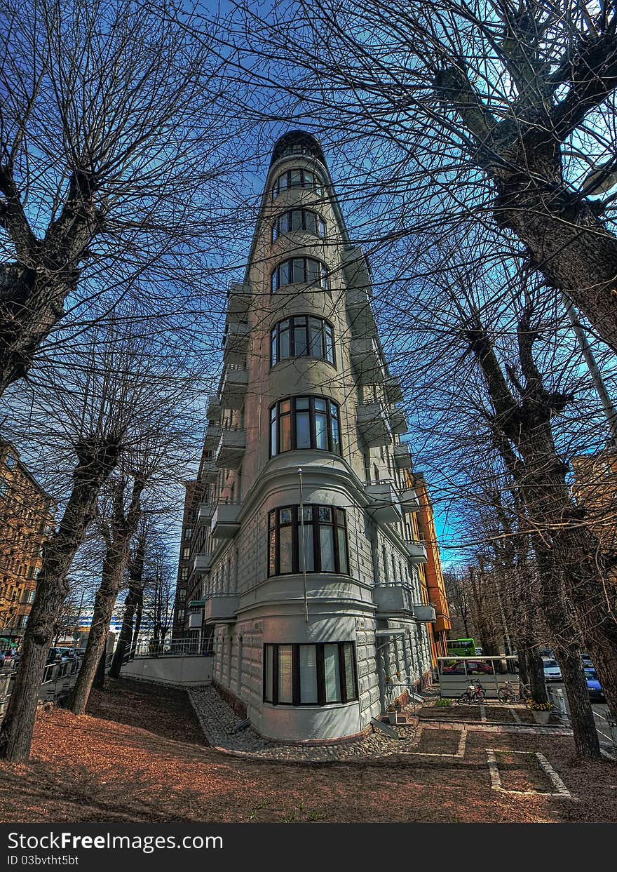 City of helsinki, corner building