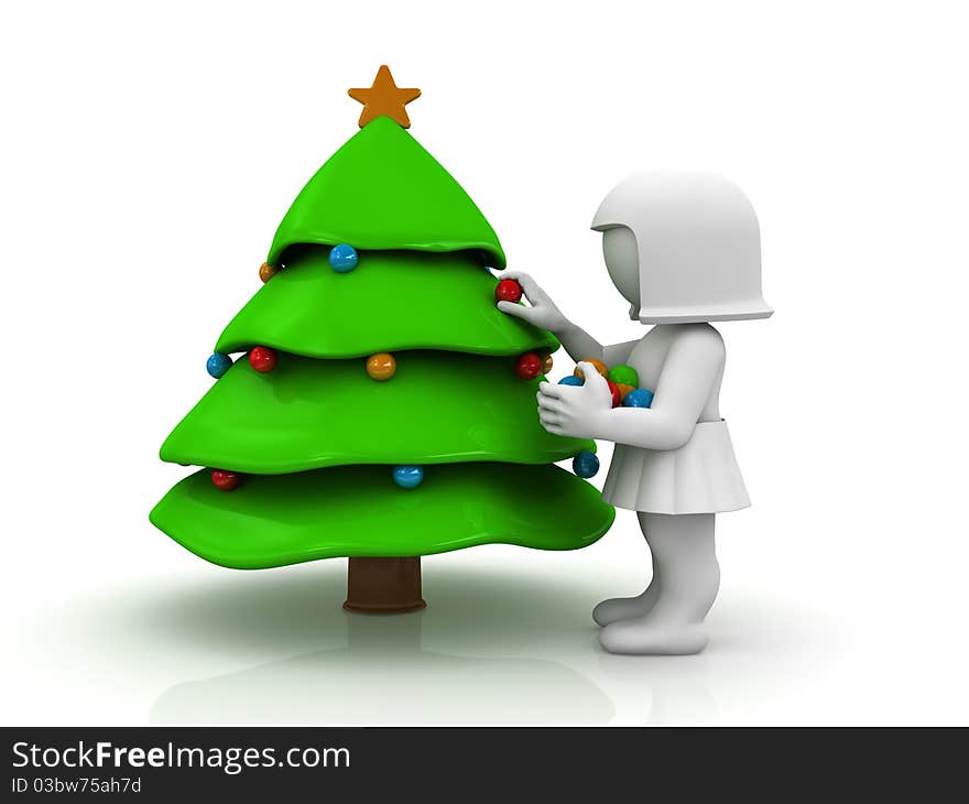 Decorating tree