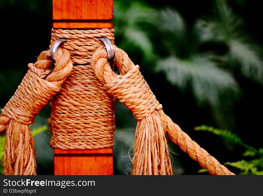 Wooden posts