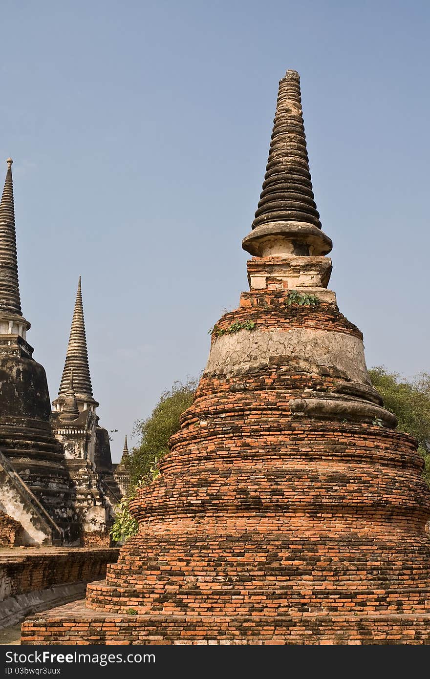 Old Pagoda in the ancient temples. Old Pagoda in the ancient temples