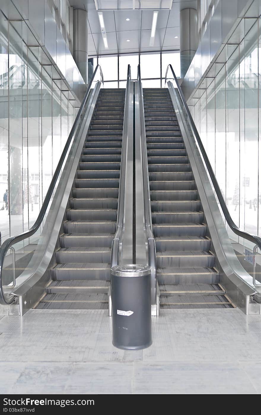 Mall elevator. Shooting in Beijing by 2011.