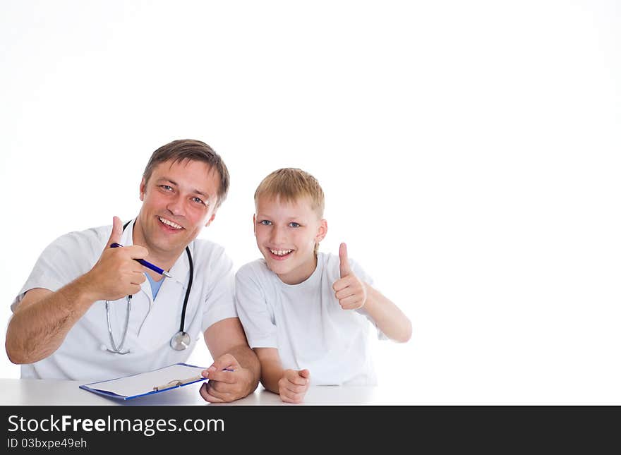 The Boy In A Doctors Office