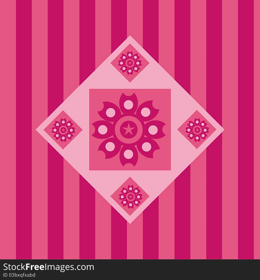 Cute pink background with flowers. Cute pink background with flowers