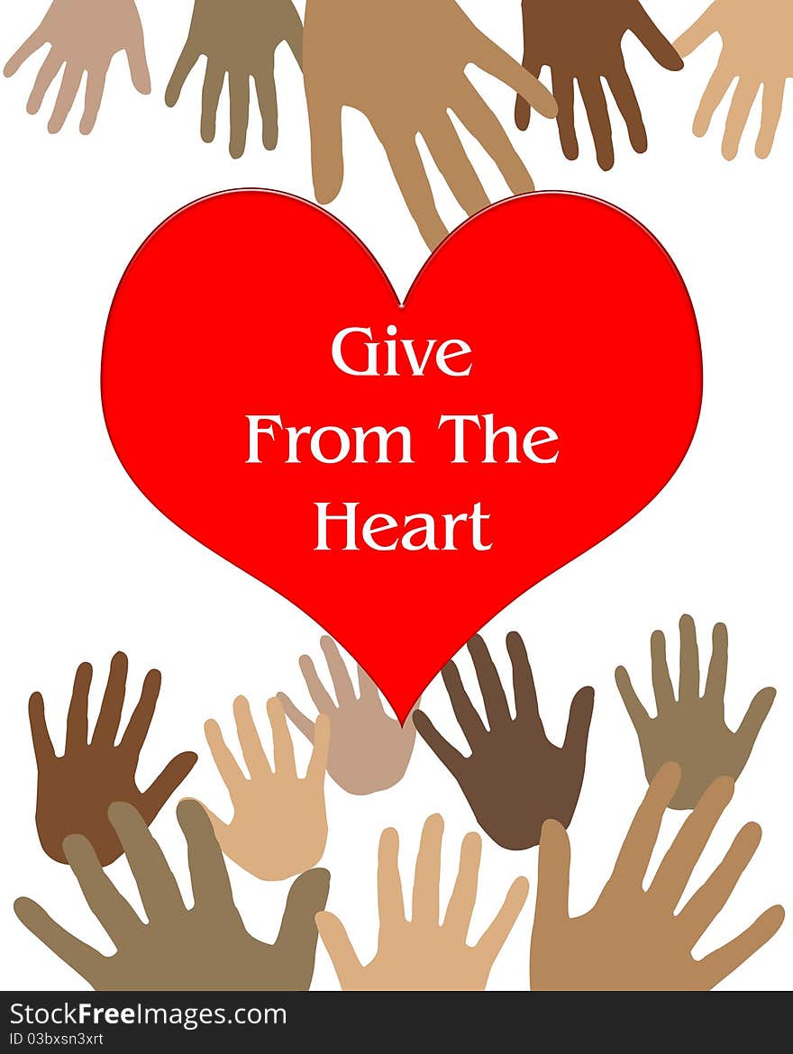 Give from the heart