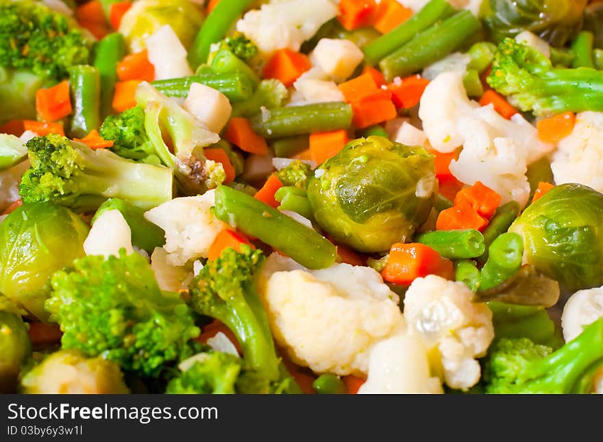 Vegetable Stew with selective focus