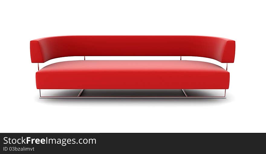 Red sofa