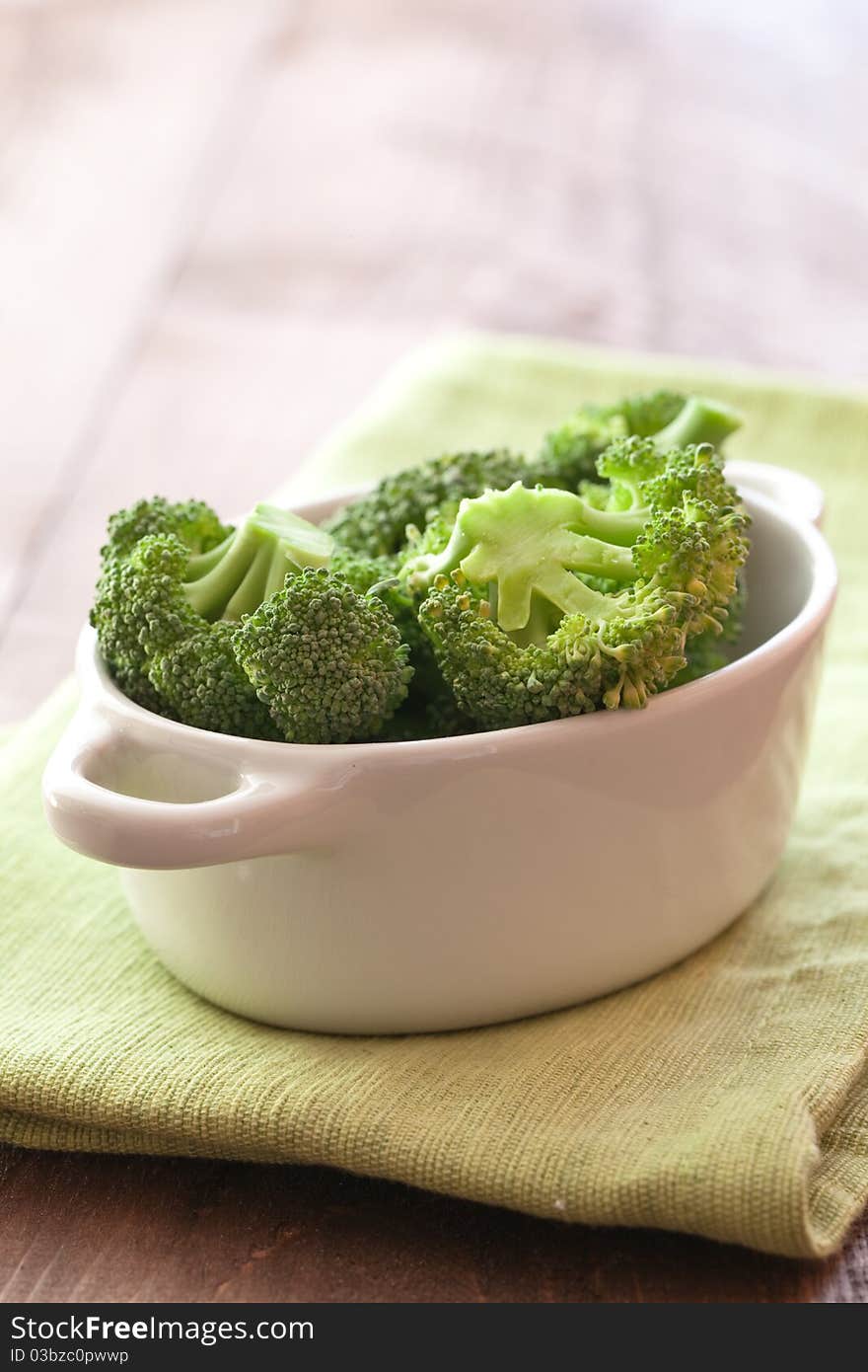 Broccoli in a bowl