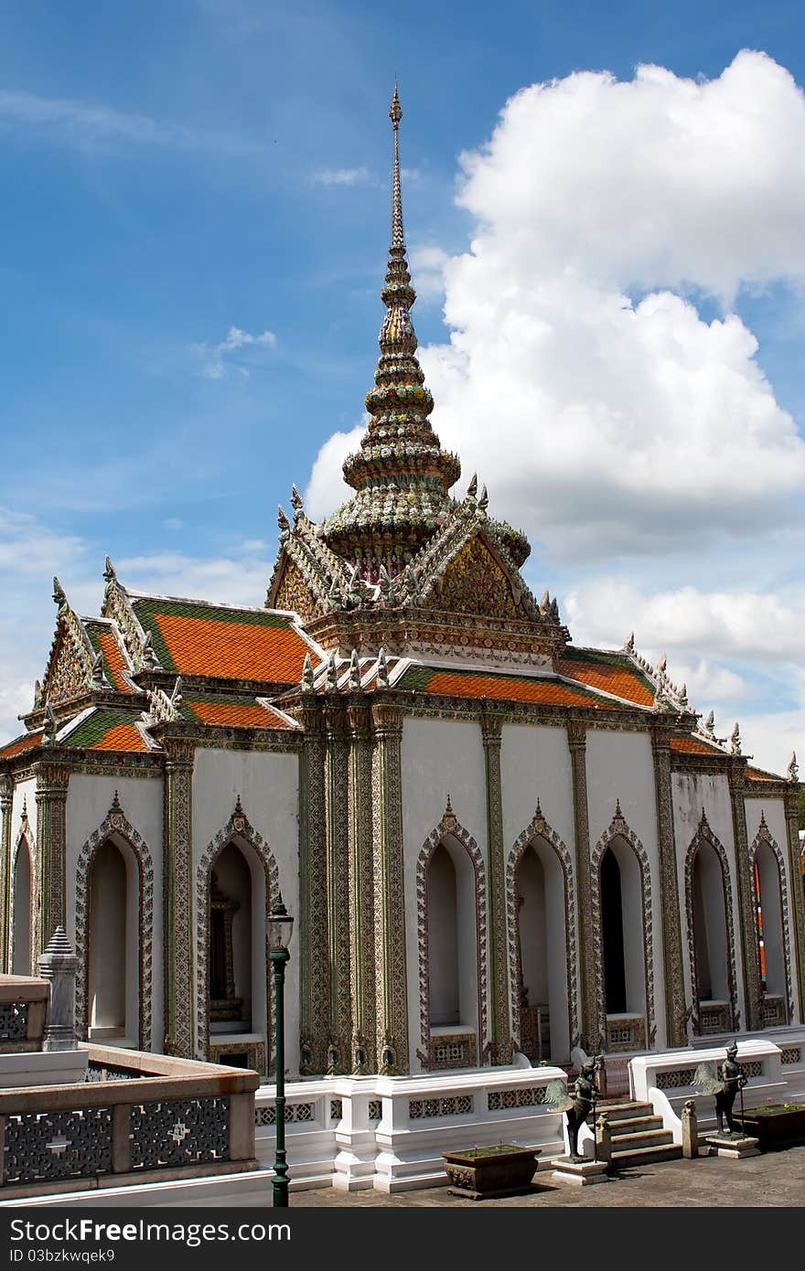 View of the grand palace. Bangkok. Thailand. View of the grand palace. Bangkok. Thailand