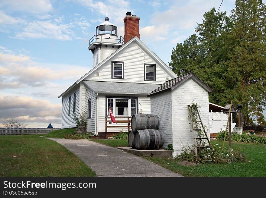 Old Mission Point Lighthouse, Traverse Bay, Michigan, USA