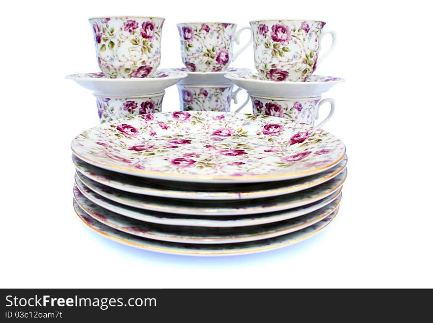 Cups With Dishes