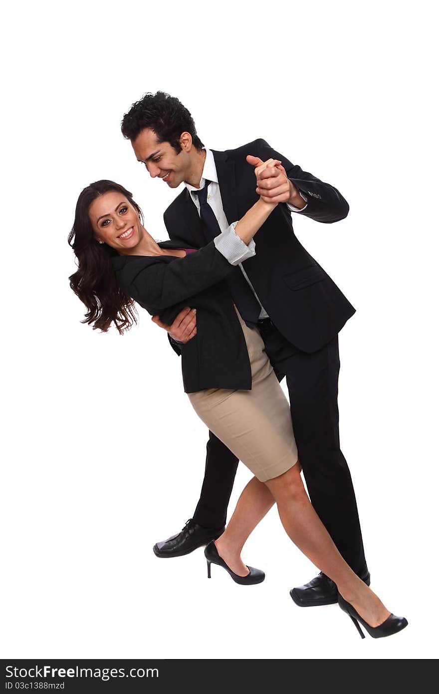 Business People Tango Dip