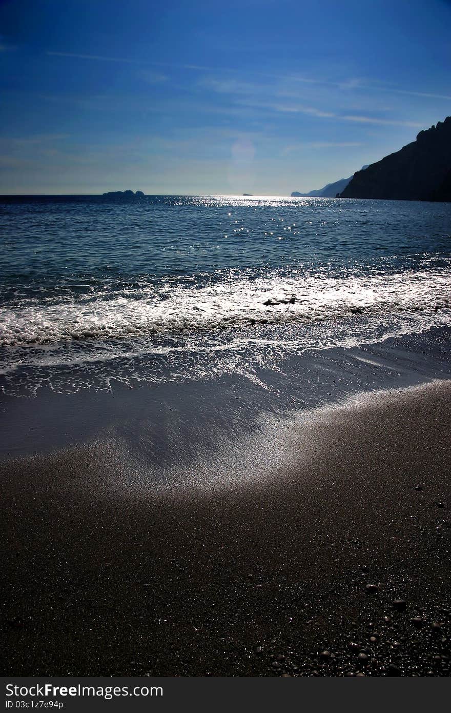 Seascape in Italy