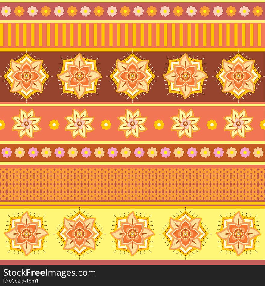 Bright Ethnic Ornament