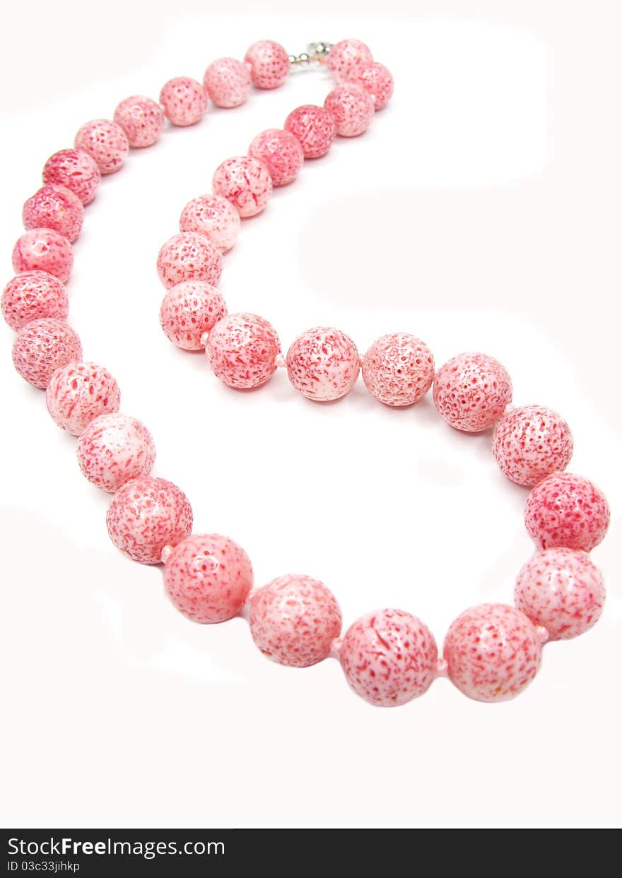 Pink Coral Beads Jewellery