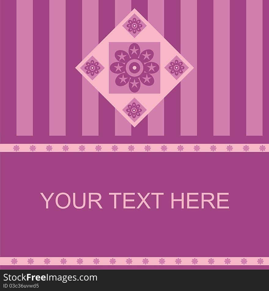 Cute purple frame with flowers. Cute purple frame with flowers