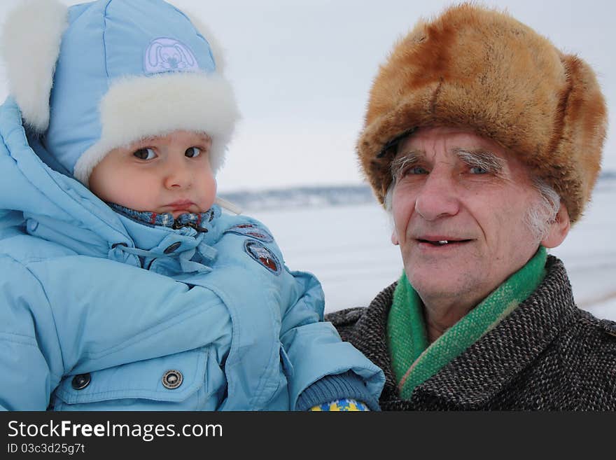 Old Man With A Great-grandson.