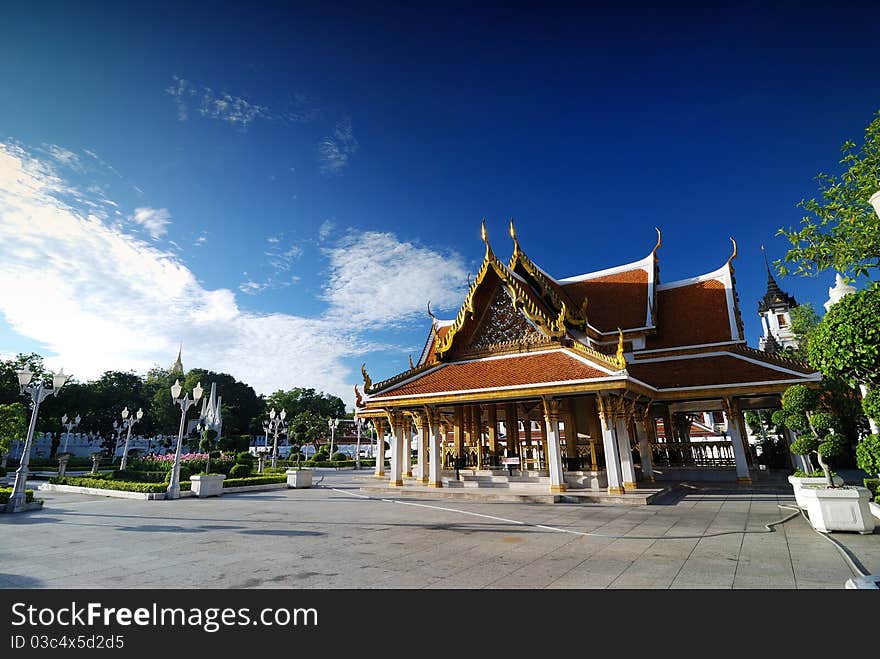 Traditional Thai pavilion