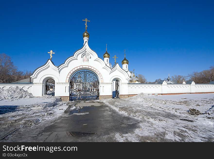 Entrance to  monastery