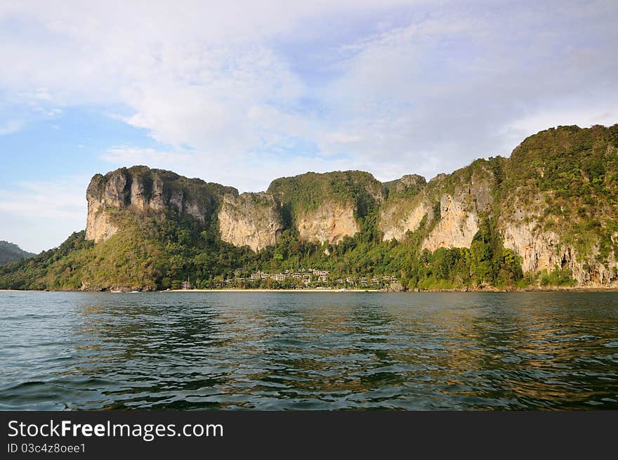 Bungalow on a island, with view in the sea. Bungalow on a island, with view in the sea