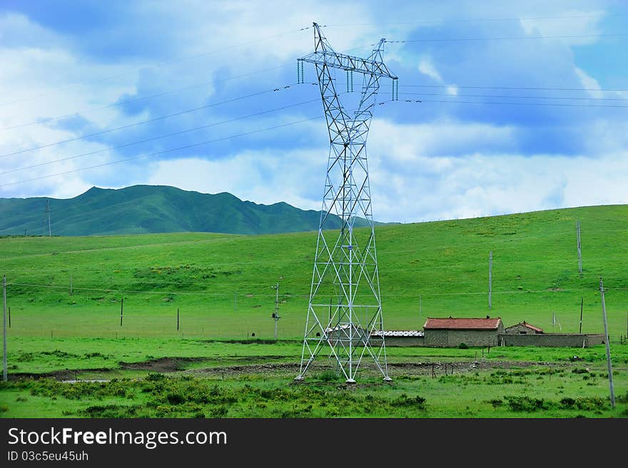 Tibet GanNan s grassland