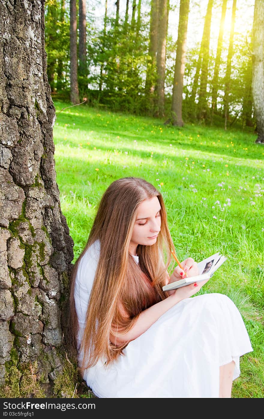 Girl in the park