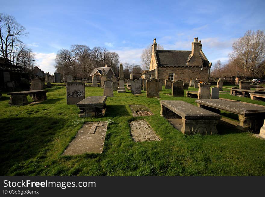 Photo of ancient Cemetery in Europe