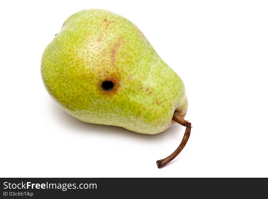 Pear with black hole