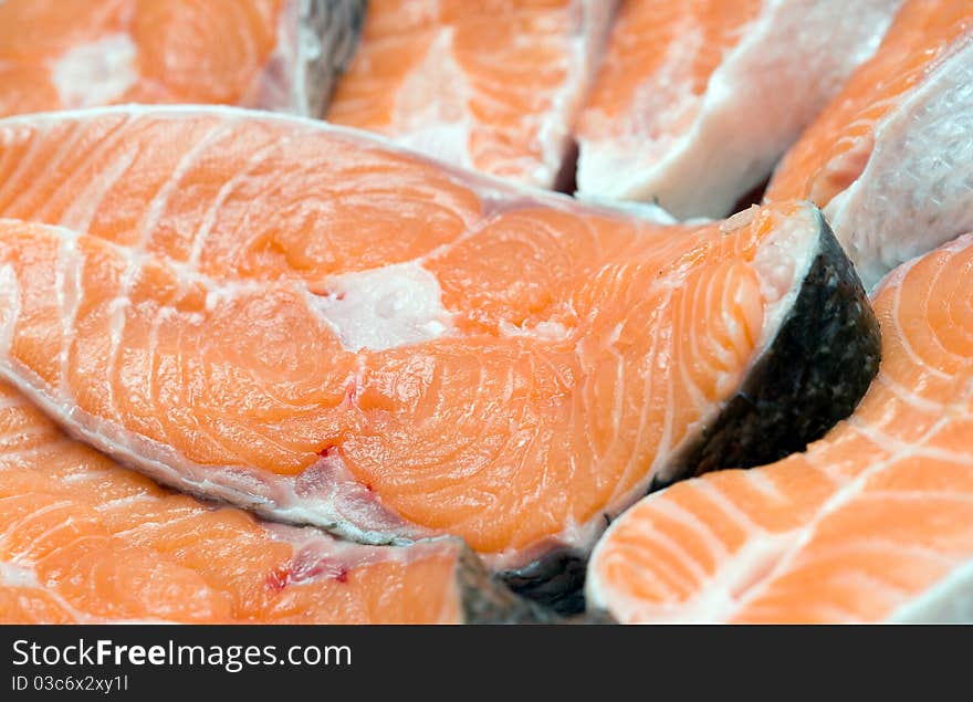 Pieces Of A Salmon