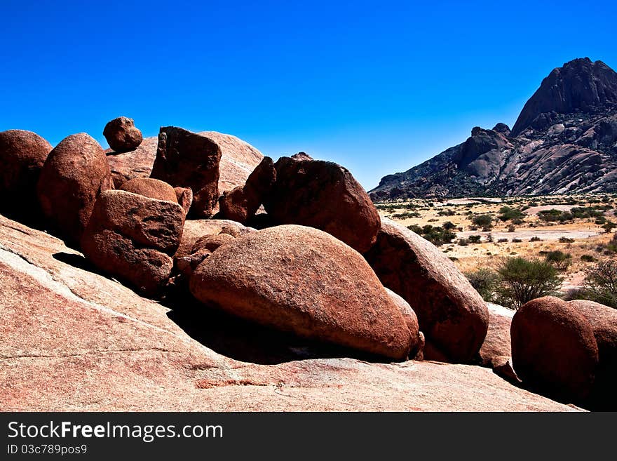 Rock Formation At Spitzkoppe, Namibia