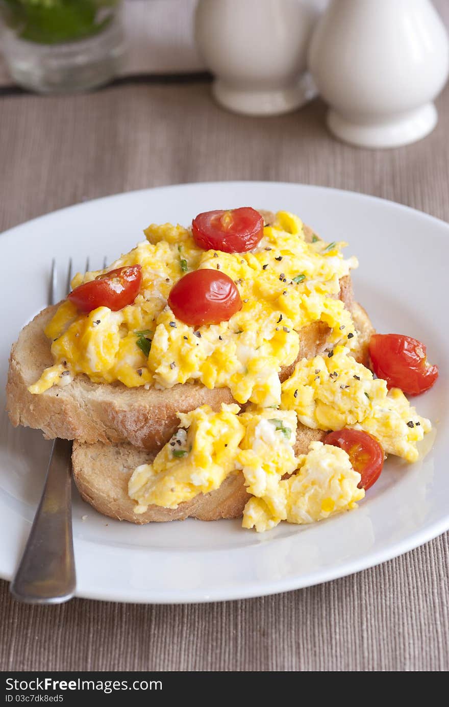 Eggs on toast