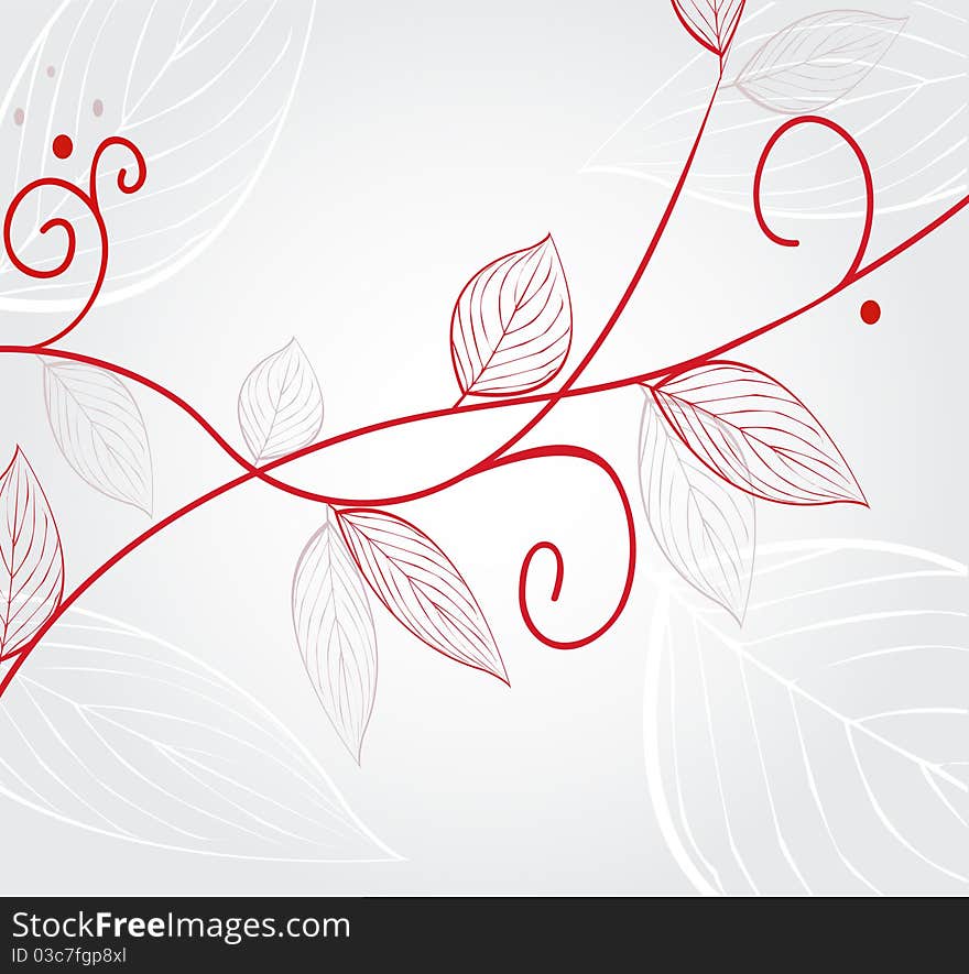 Abstract Background Of Leaves