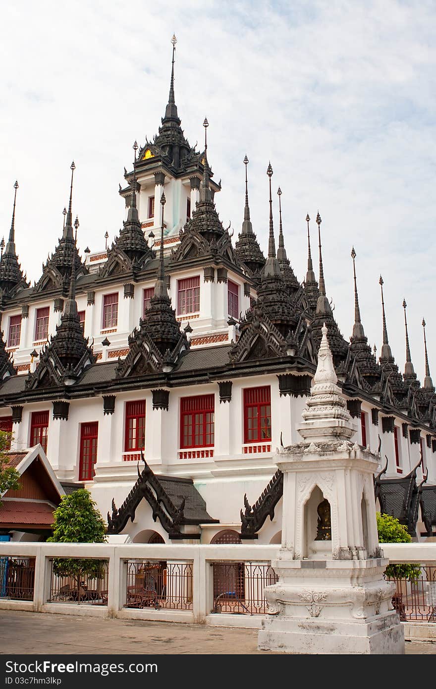 The Famous Roof Of Wat Ratchanadda, Bangkok