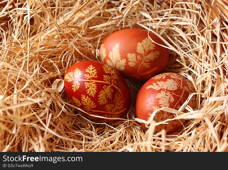 Three easter eggs