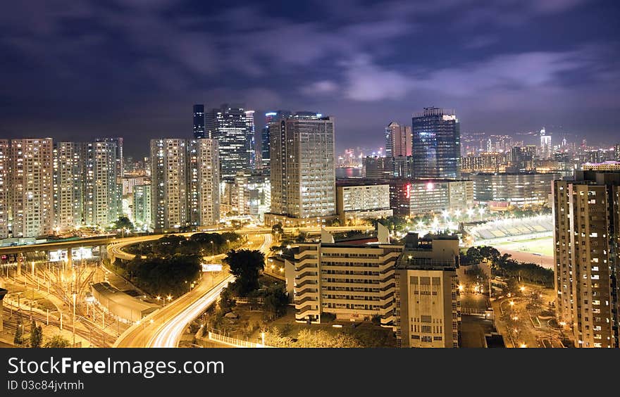 Modern Building in Hong Kong