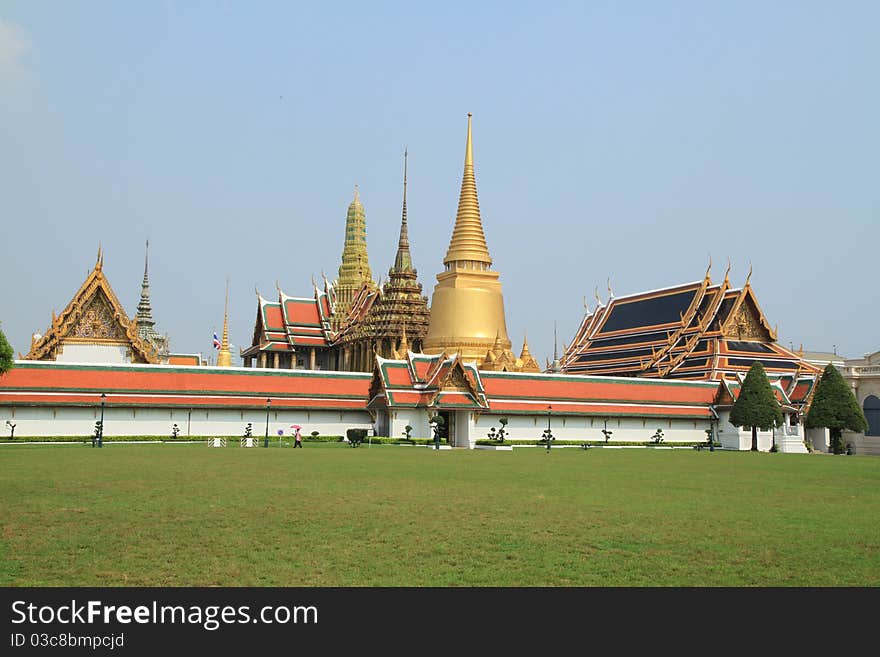 Grand Palace In Bangkok,Thailand.