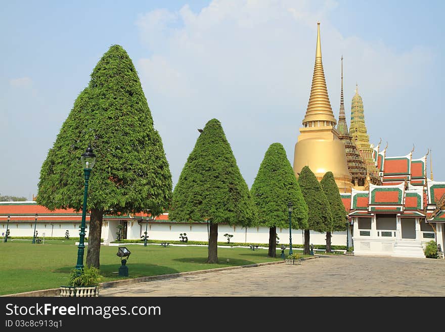 Grand palace in Bangkok,Thailand.