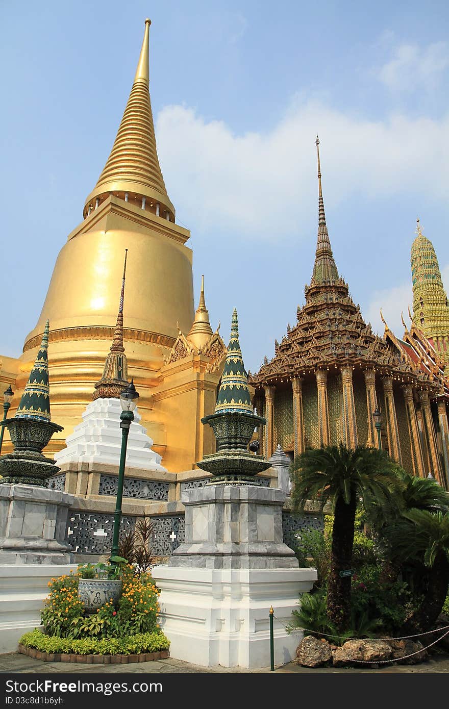 Grand Palace In Bangkok,Thailand.