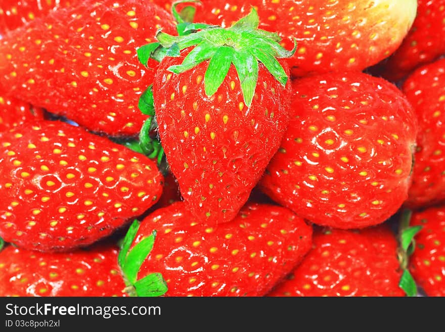 Red Fresh Strawberries