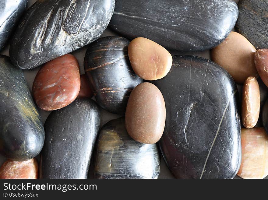 Background made from lot of color stones. Extreme closeup. Background made from lot of color stones. Extreme closeup