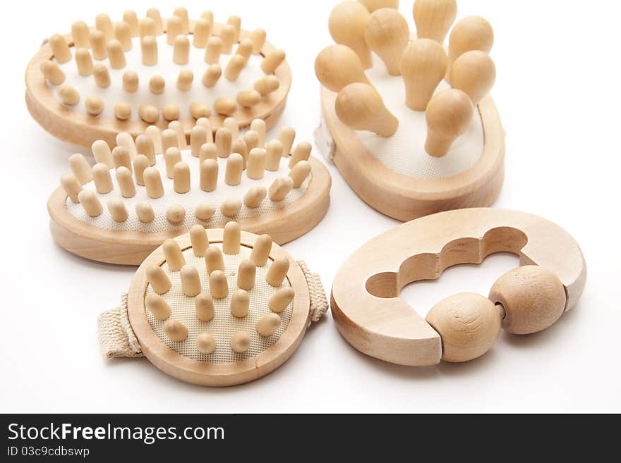 Different massage brushes