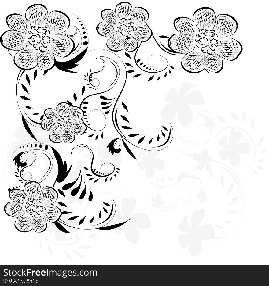 Beautiful Decorative Flower Background