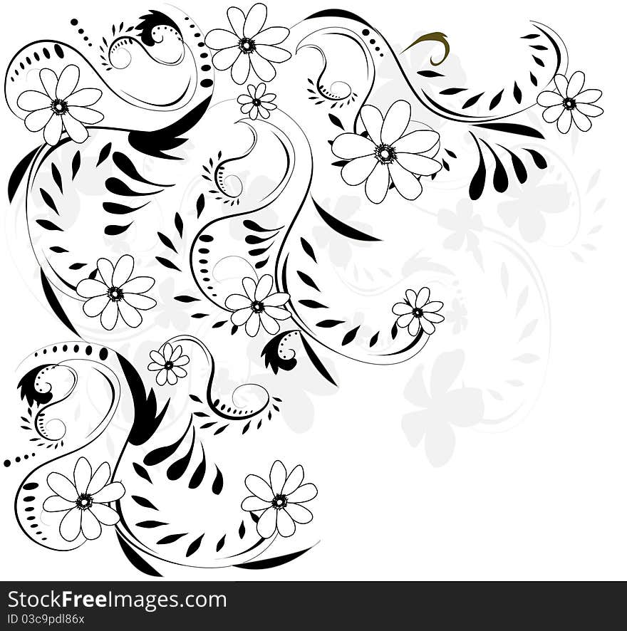 Beautifull Decorative Flower Background