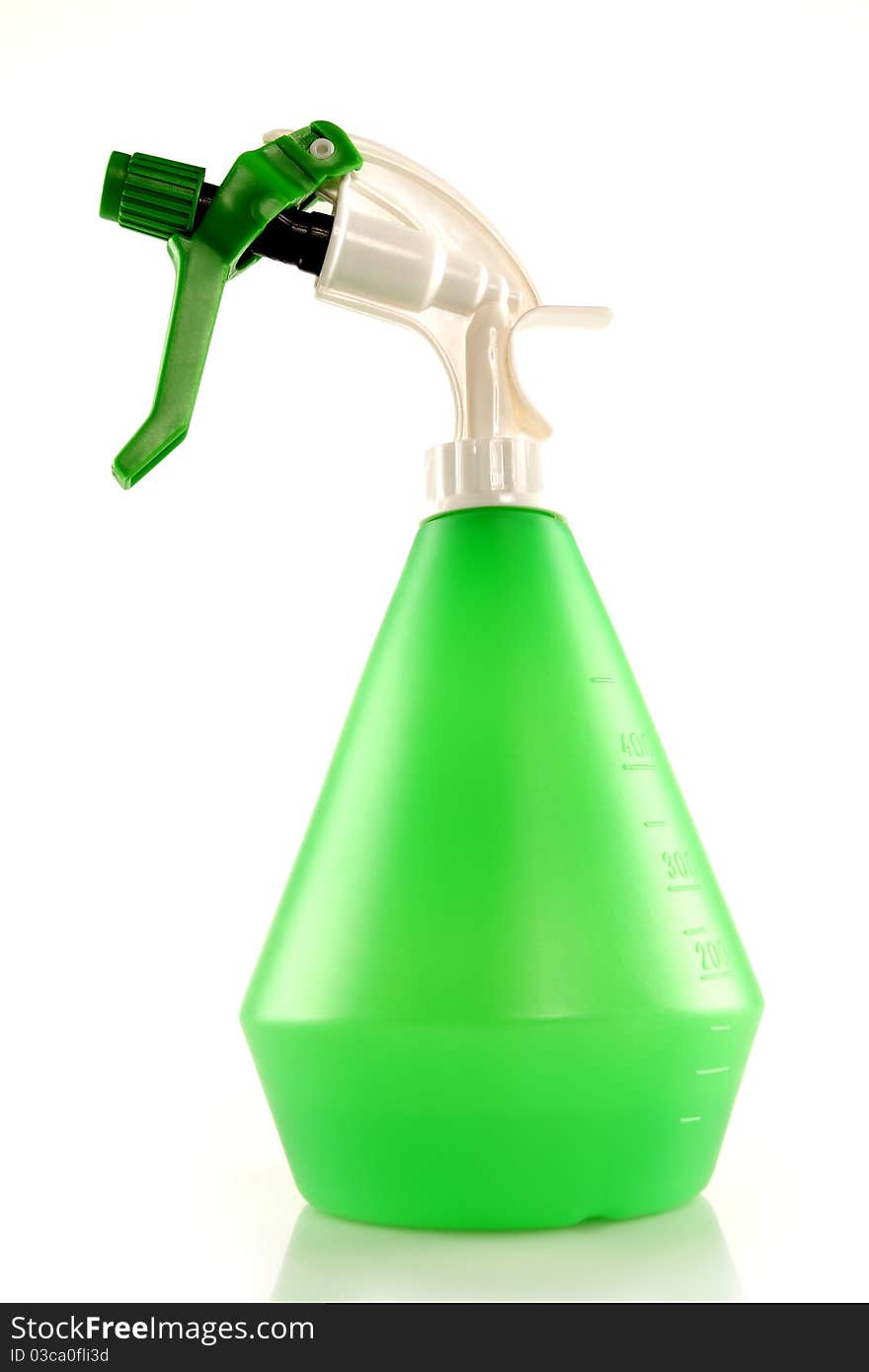 Green flower spray