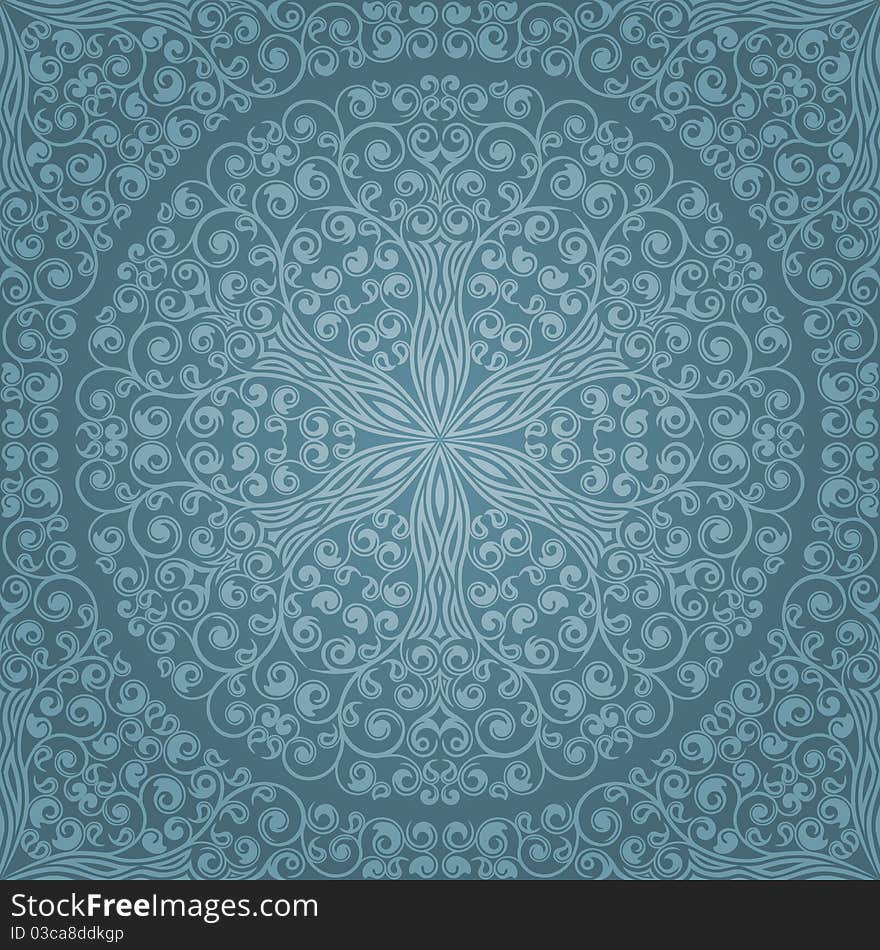 Abstract seamless floral pattern. Vector illustration. Abstract seamless floral pattern. Vector illustration.