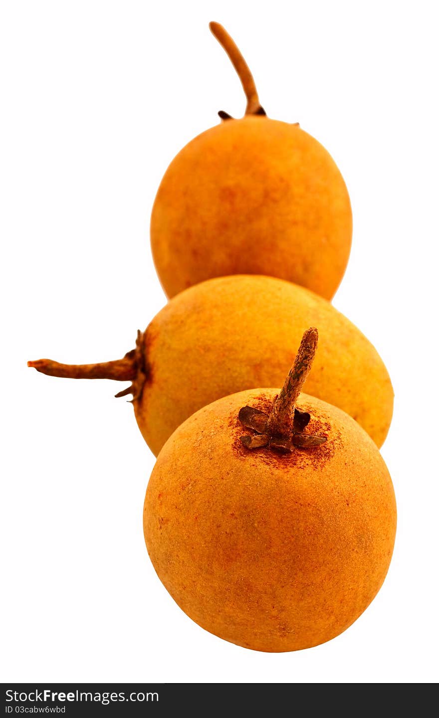 Tropical fruits on white background. Tropical fruits on white background