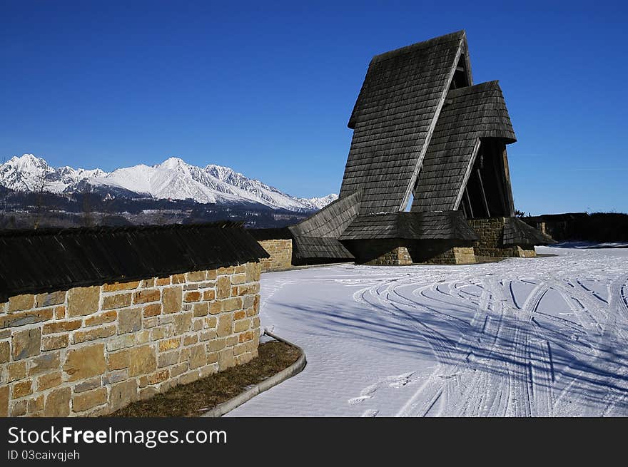 View of the High Tatras in Slovakia. View of the High Tatras in Slovakia