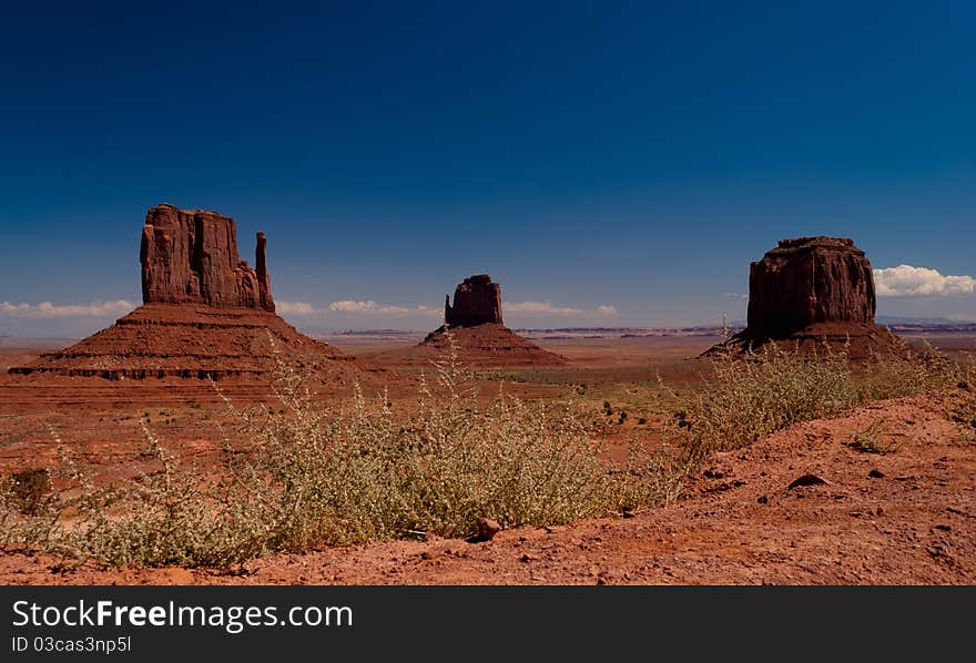 Monument Valley Navajo Indian Tribal Park Panorama