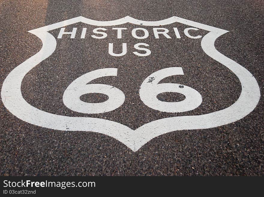 Route 66 sign