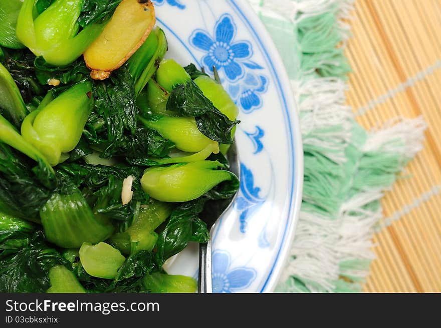 Green vegetable side dish